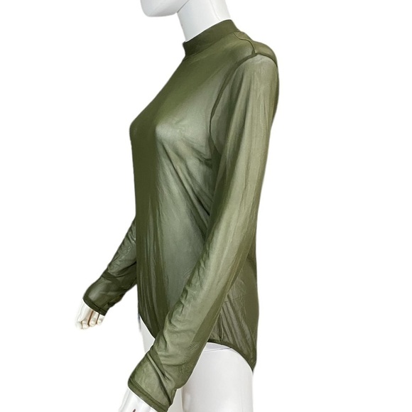 Women’s Green Mesh Long Sleeve Sher Bodysuit
New - Picture 3 of 6